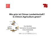 Wie grün ist Chinas Landwirtschaft? - EU-China Civil Society Forum