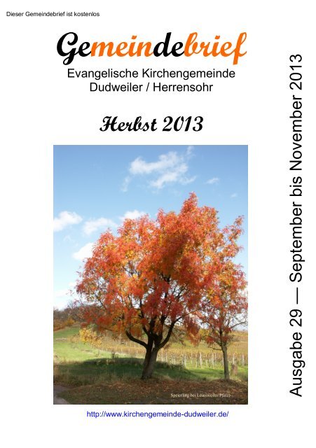 + PDF (1) Download - Evangelische Kirche im Saarland