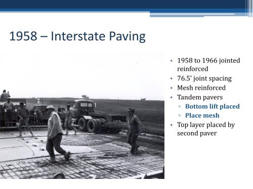 History of Concrete Paving In Iowa - Iowa State University Extension ...