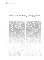 Lars Lippmann - Was bedeutet: Umarbeitung der ... - Extrablatt