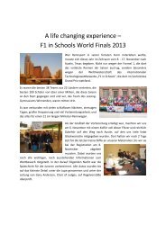 Event Report.pdf - Formel 1 in der Schule