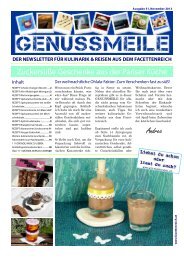 Genussmeile 51 - im Facettenreich