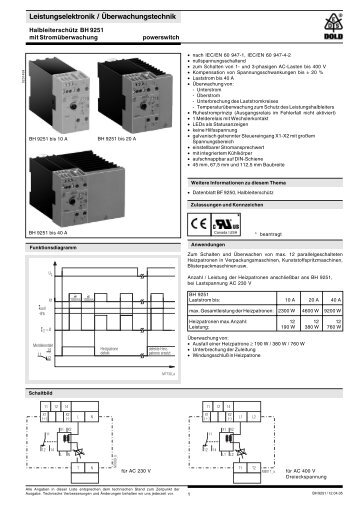 Leistungselektronik / Überwachungstechnik - Farnell