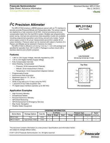 I C Precision Altimeter - Farnell