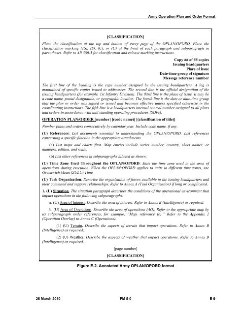 FM 5-0, The Operations Process - Federation of American Scientists