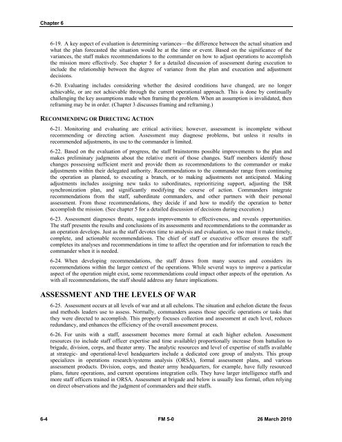 FM 5-0, The Operations Process - Federation of American Scientists