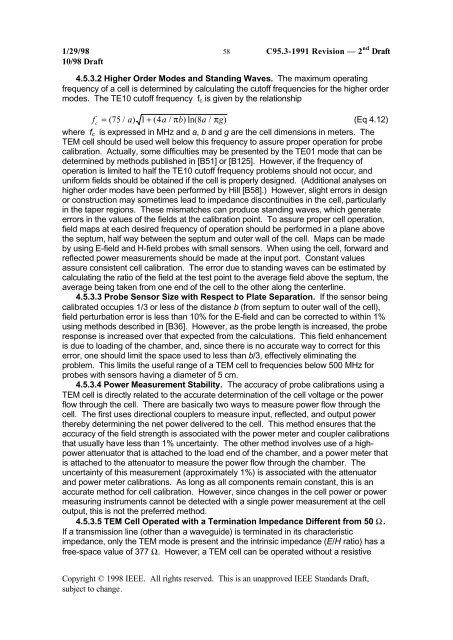 DRAFT Recommended Practice for Measurements and ...