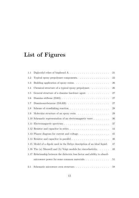 Kinetic Analysis and Characterization of Epoxy Resins ... - FedOA