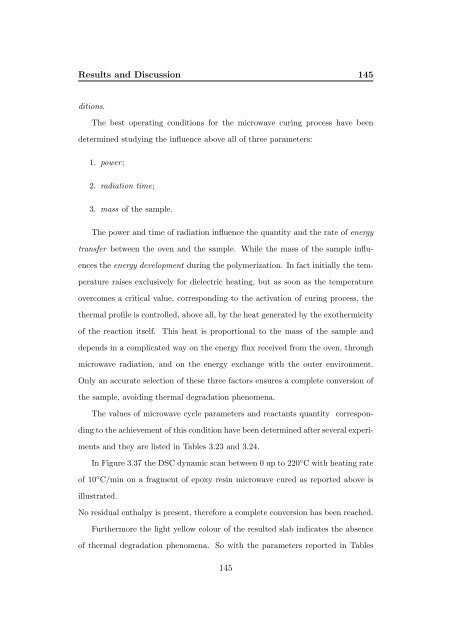 Kinetic Analysis and Characterization of Epoxy Resins ... - FedOA