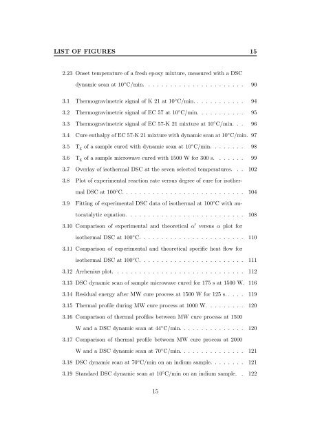 Kinetic Analysis and Characterization of Epoxy Resins ... - FedOA