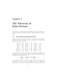 The Theorem of Euler-Fermat