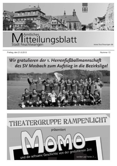 Mitteilungsblatt - Stadt Feuchtwangen