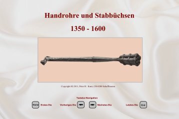 Handrohr - Feuerwaffen.ch