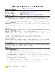 Curriculum Vitae - Feweb