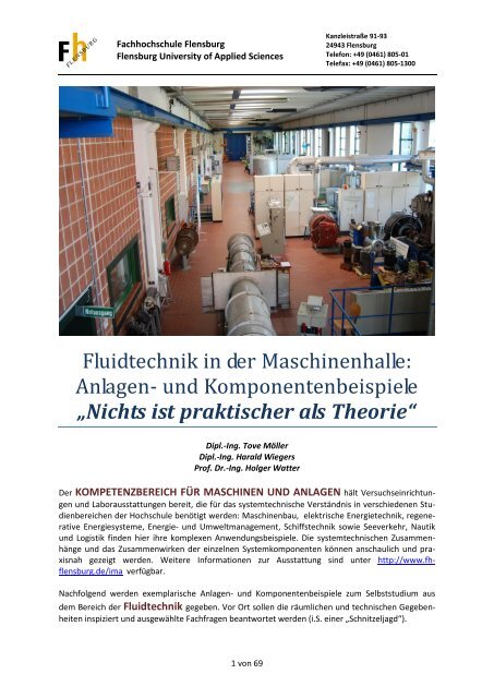 Maschinenhalle - Fachhochschule Flensburg