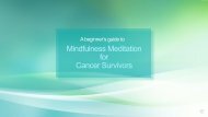 Mindfulness Meditation for Cancer Survivors - Fred Hutchinson ...