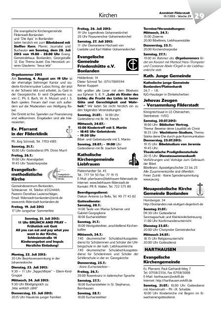 Amtsblatt KW 29.pdf - Stadt Filderstadt