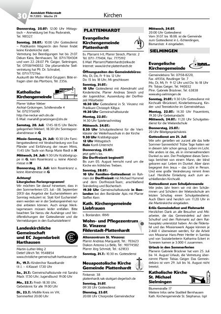 Amtsblatt KW 29.pdf - Stadt Filderstadt