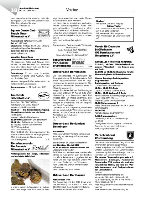 Amtsblatt KW 29.pdf - Stadt Filderstadt