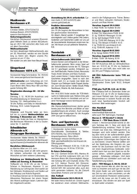 Amtsblatt KW 48 - Stadt Filderstadt