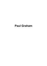 PAUL GRAHAM - Galerie Les Filles du Calvaire