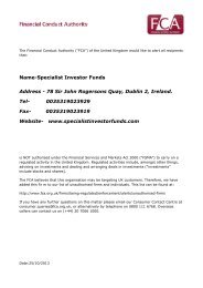 Specialist Investor Funds IOSCO Alert .PM - Finanstilsynet