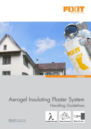Aerogel Insulating Plaster System - Fixit AG