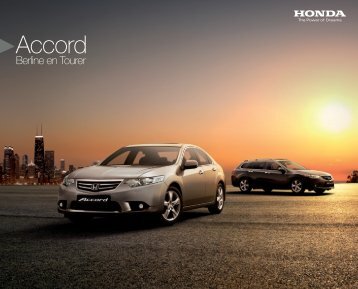 Accord (Berline / Tourer) (PDF, 4.8 MB) - Honda