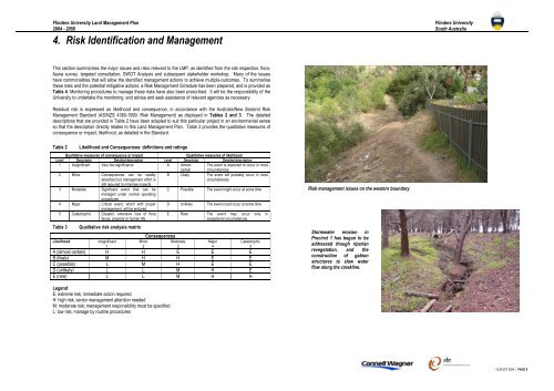 Land Management Plan 2004 - 2050 Flinders University South ...