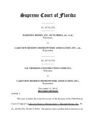 SC10-2292 & SC10-2336 Revised Opinion - Florida Supreme Court