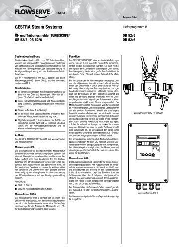 GESTRA Steam Systems