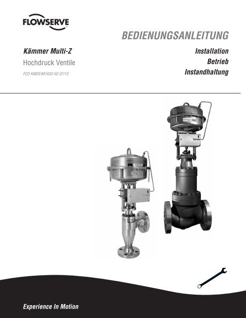 BEDIENUNGSANLEITUNG - Flowserve Corporation