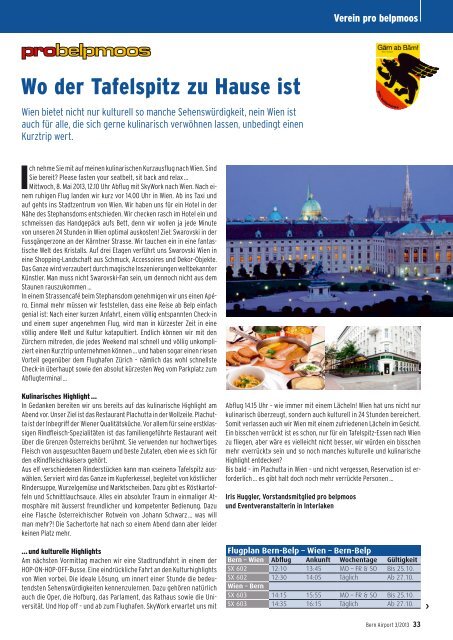 Ausgabe 3/2013 - Bern-Belp