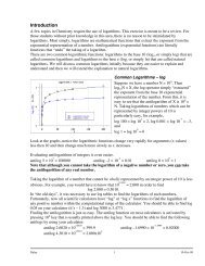 03. Logarithms tutorial