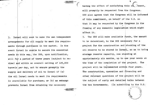 Sinai Disengagement Agreement - Vol. I - Gerald R. Ford ...