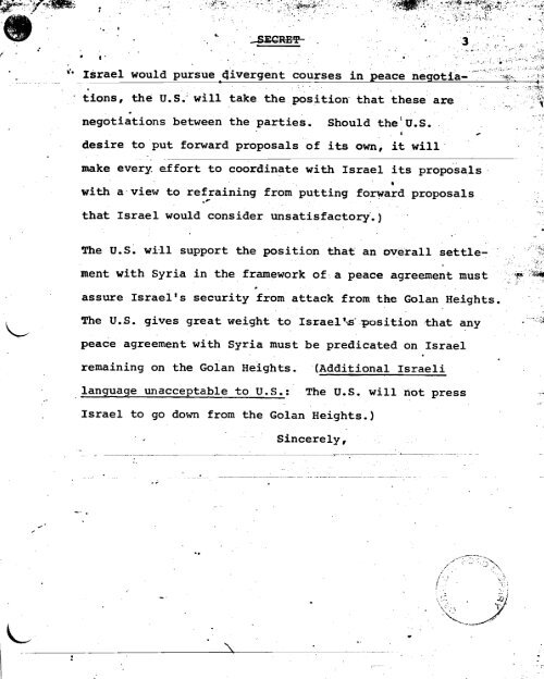 Sinai Disengagement Agreement - Vol. I - Gerald R. Ford ...