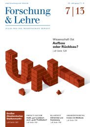 Forschung & Lehre 7/2013