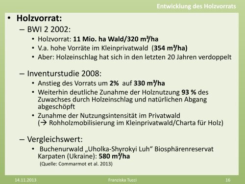 Wälder - Forum Umwelt und Entwicklung