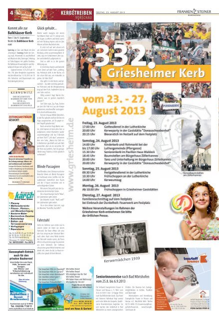 August 2013 - Frankensteiner Rundschau