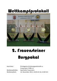 Wettkampfprotokoll Burgpokal 2013 - Frauenstein im Erzgebirge