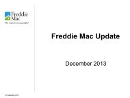 Freddie Mac December Investor Presentation