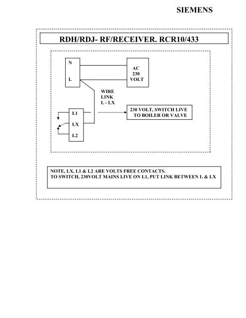 set up instructions for rdh rf.qxd - Free-Instruction-Manuals.com