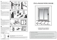 PVC patio Door-03780/1 - Free-Instruction-Manuals.com