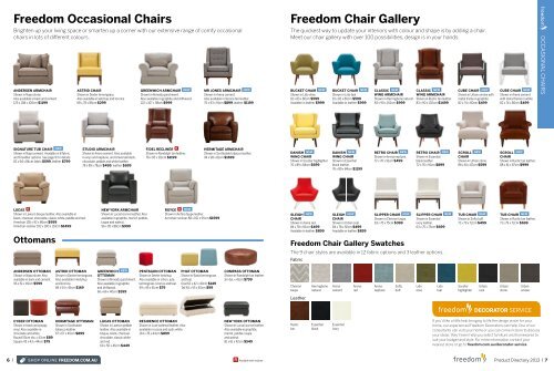 Product Directory 2013 - Freedom Furniture