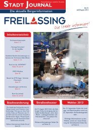Stadt Journal Nr. 91, Juli/August 2013 - Stadt Freilassing