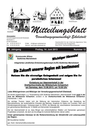 Mitteilungsblatt - Markt Frickenhausen a. Main