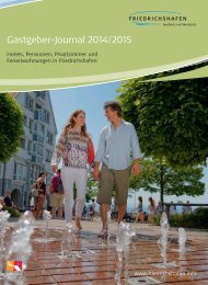 Gastgeber-Journal 2014/2015 - Friedrichshafen