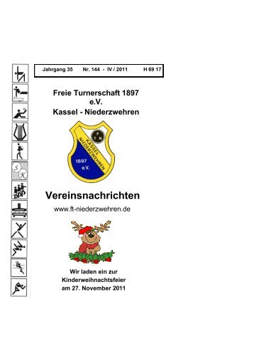Vereinsnachrichten - Freie Turnerschaft 1897 Kassel-Niederzwehren
