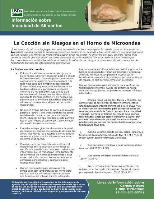 La Cocción sin Riesgos en el Horno de Microondas