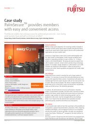 Case study PalmSecure provides members with easy and ... - Fujitsu